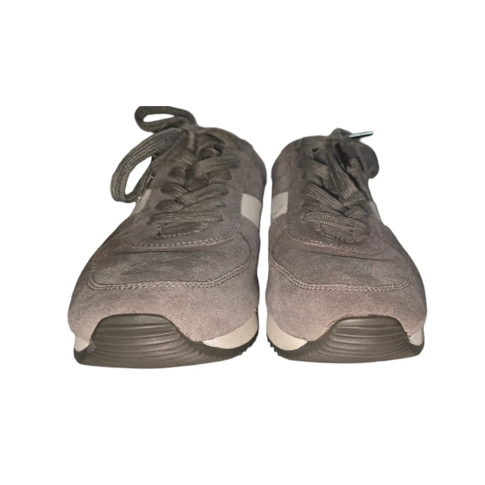 Women's Michael Kors Allie Trainer Sneakers Steel Gray Suede Size 10 - Picture 5 of 10